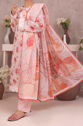 NUSL3200 Printed Lawn Suit - Unstitched 3Pc